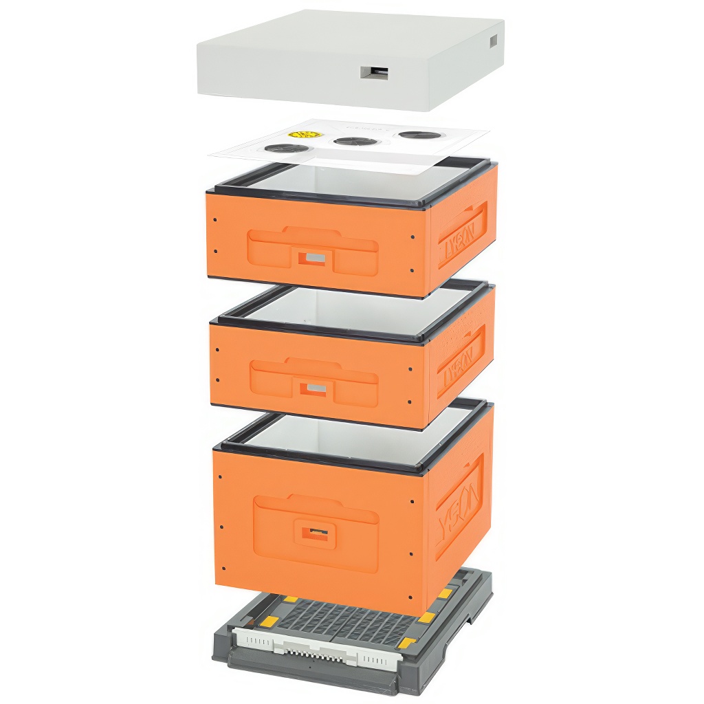 Avilys daugiaaukštis, surenkamas, 10 rėmų, Dadant lizdo nuotrauka 3