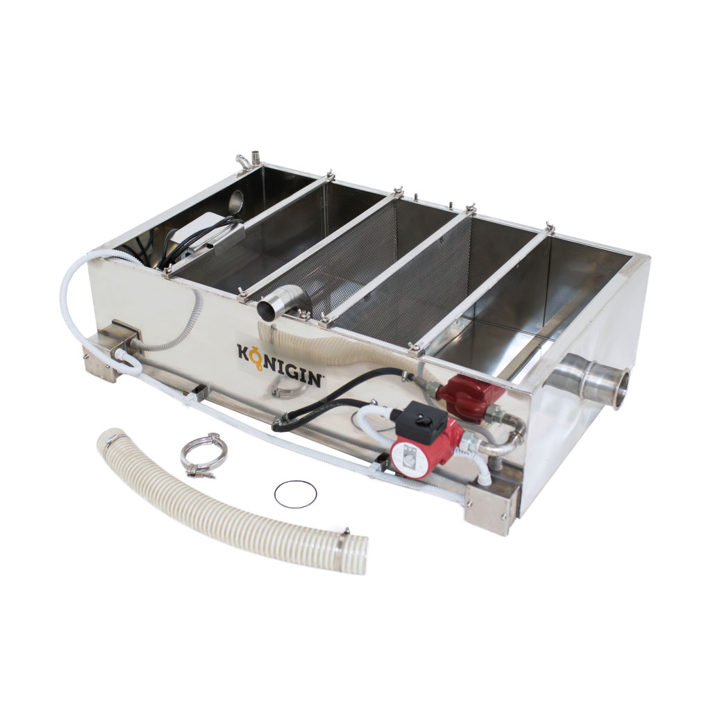 Kaskadinis medaus koštuvas (160 L), šildomas