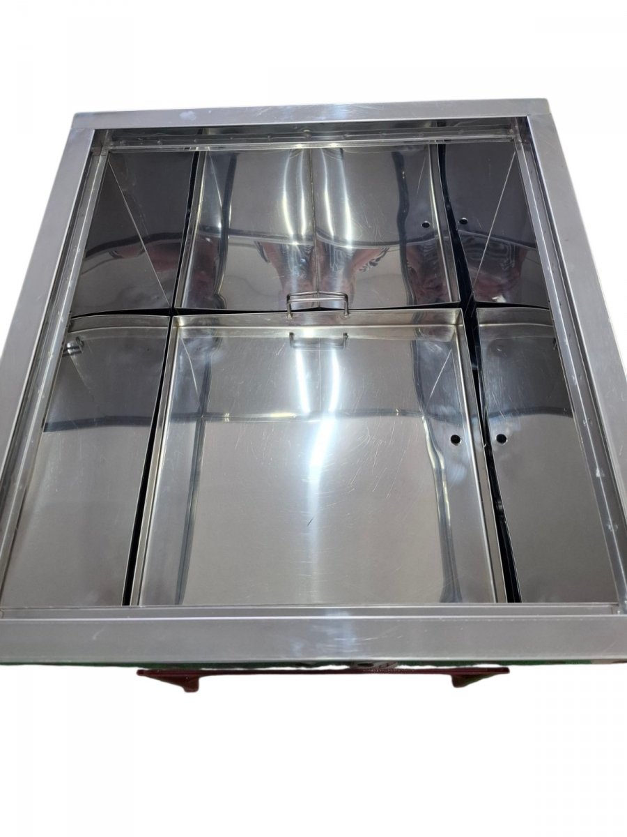 Manual tangential honey extractor, 4 frames, stainless steel (Ø 52 cm) nuotrauka 5