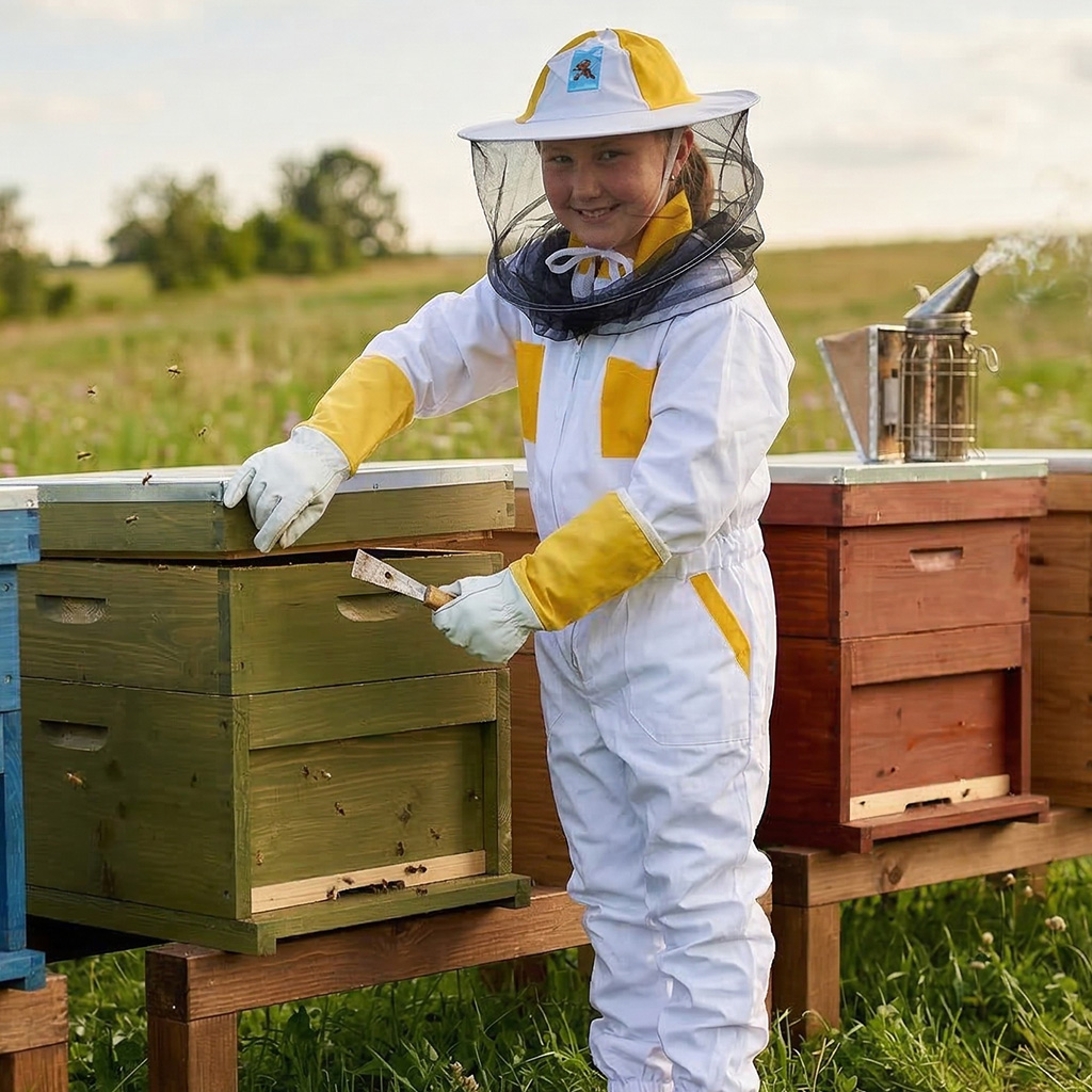 Bitininko kostiumas vaikams — alternatyvi nuotrauka