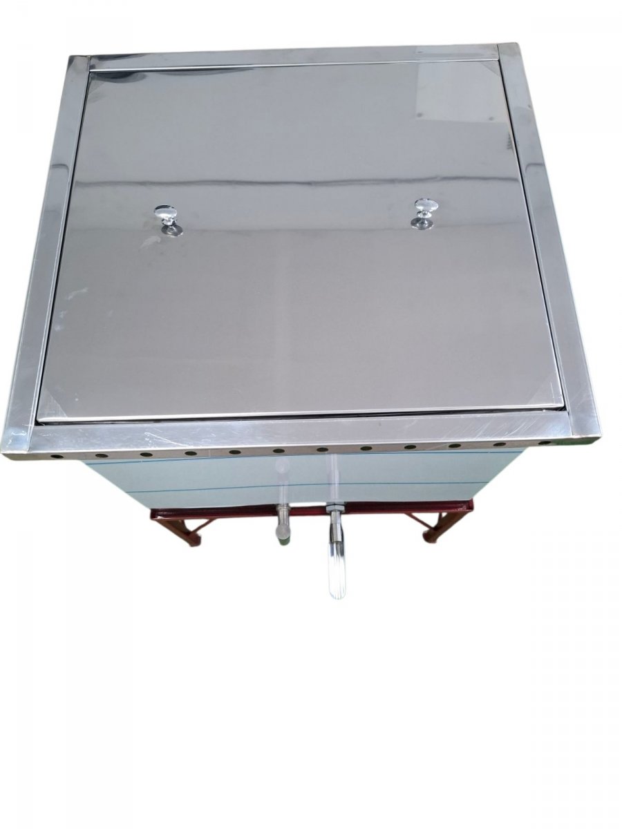 Manual tangential honey extractor, 4 frames, stainless steel (Ø 52 cm) nuotrauka 4