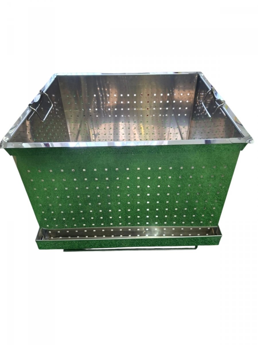 Manual tangential honey extractor, 4 frames, stainless steel (Ø 52 cm) nuotrauka 6