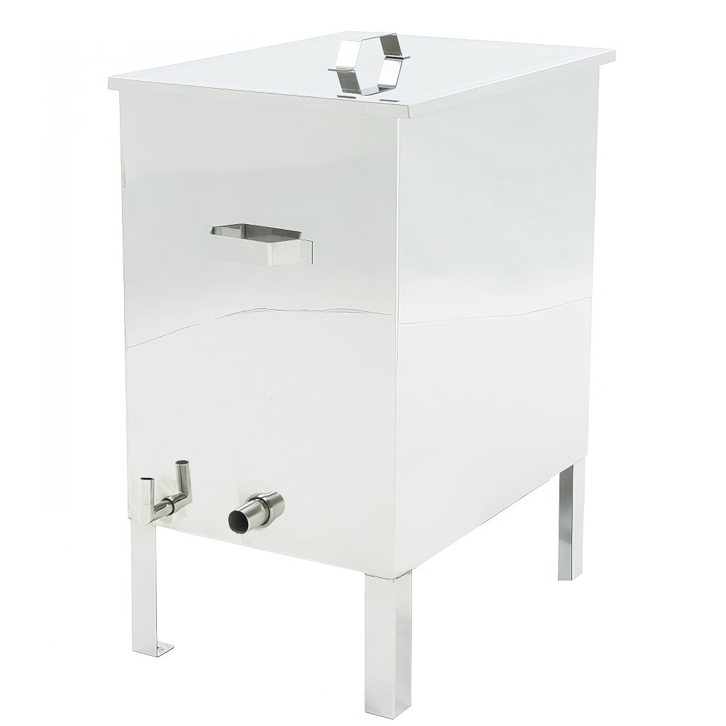 Nerūdijančio plieno vaško lydytuvas (9-12 Dadant rėmelių) — alternatyvi nuotrauka